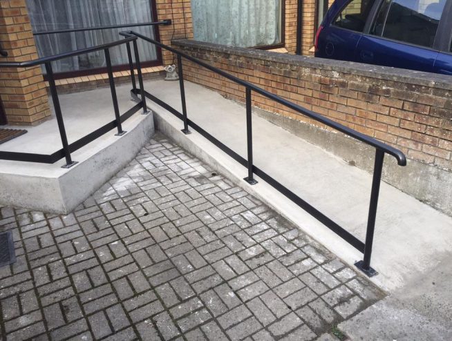 ramp for wheelchair installed